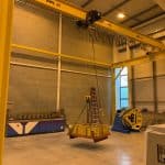 15 Metre Gantry Steelwork Installed for New 3 Tonne Crane